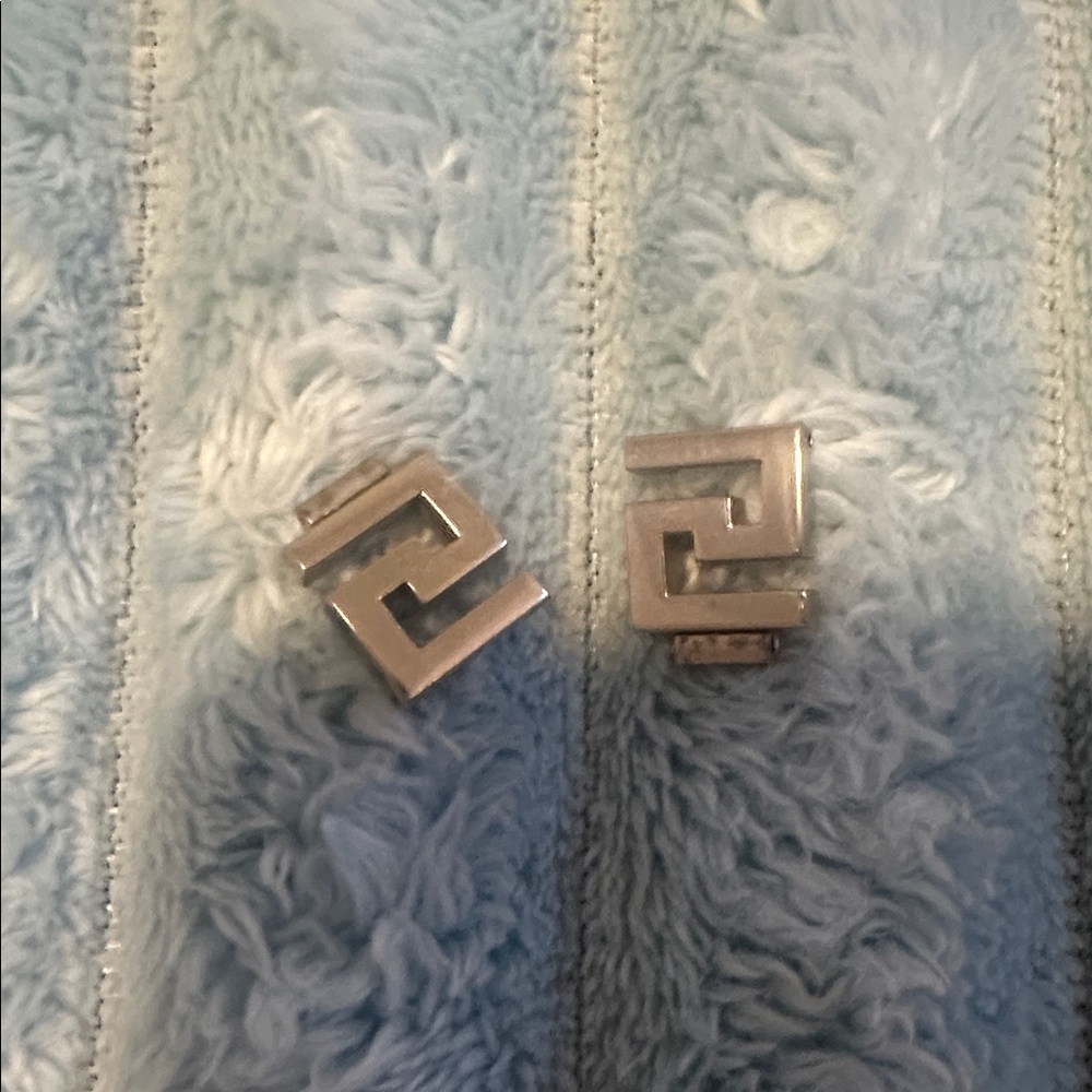 Versace Stainless Steel Silver Rectangular Watch … - image 6